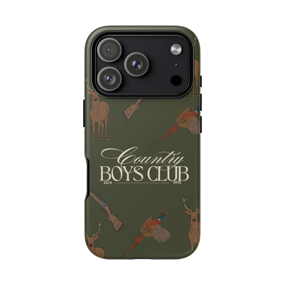 Forest Green Boys Love Guns Case  | CGC x Country Cases