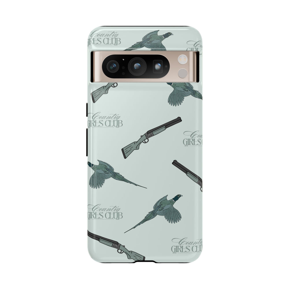 Blue 'Girls Pheasants & Shotguns' Case  | CGC x Country Cases