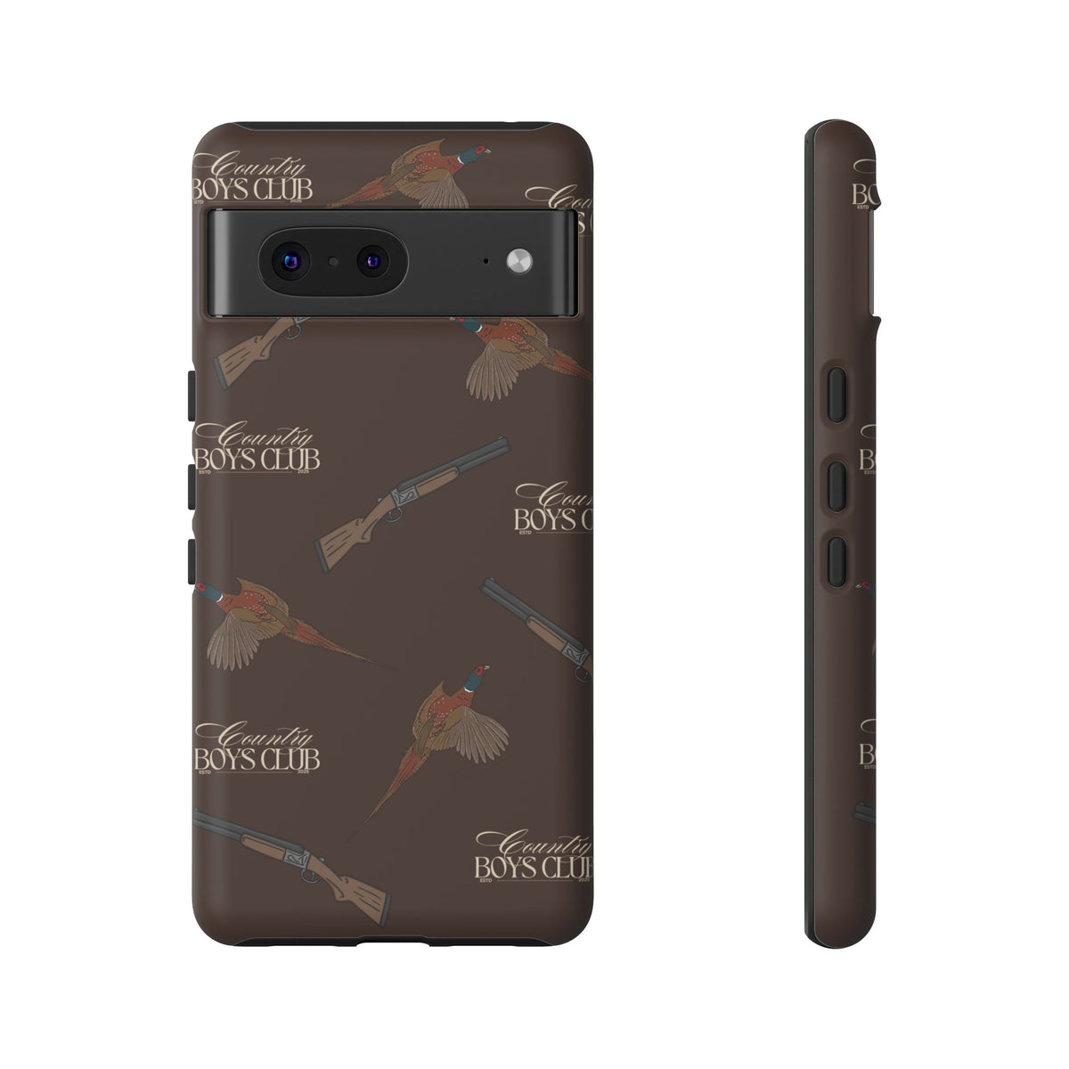 Chestnut Brown 'Boys Pheasants & Shotguns' Case  | CBC x Country Cases