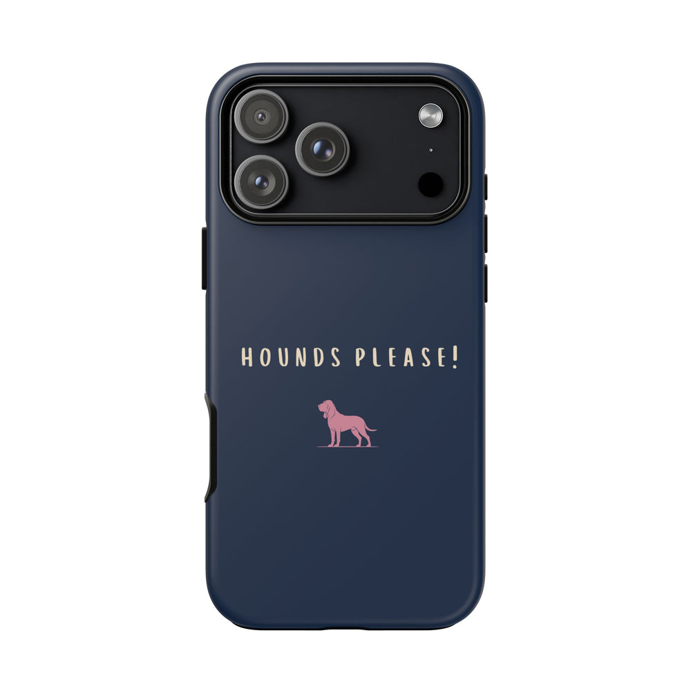 Navy & Pink 'Hounds Please' Case