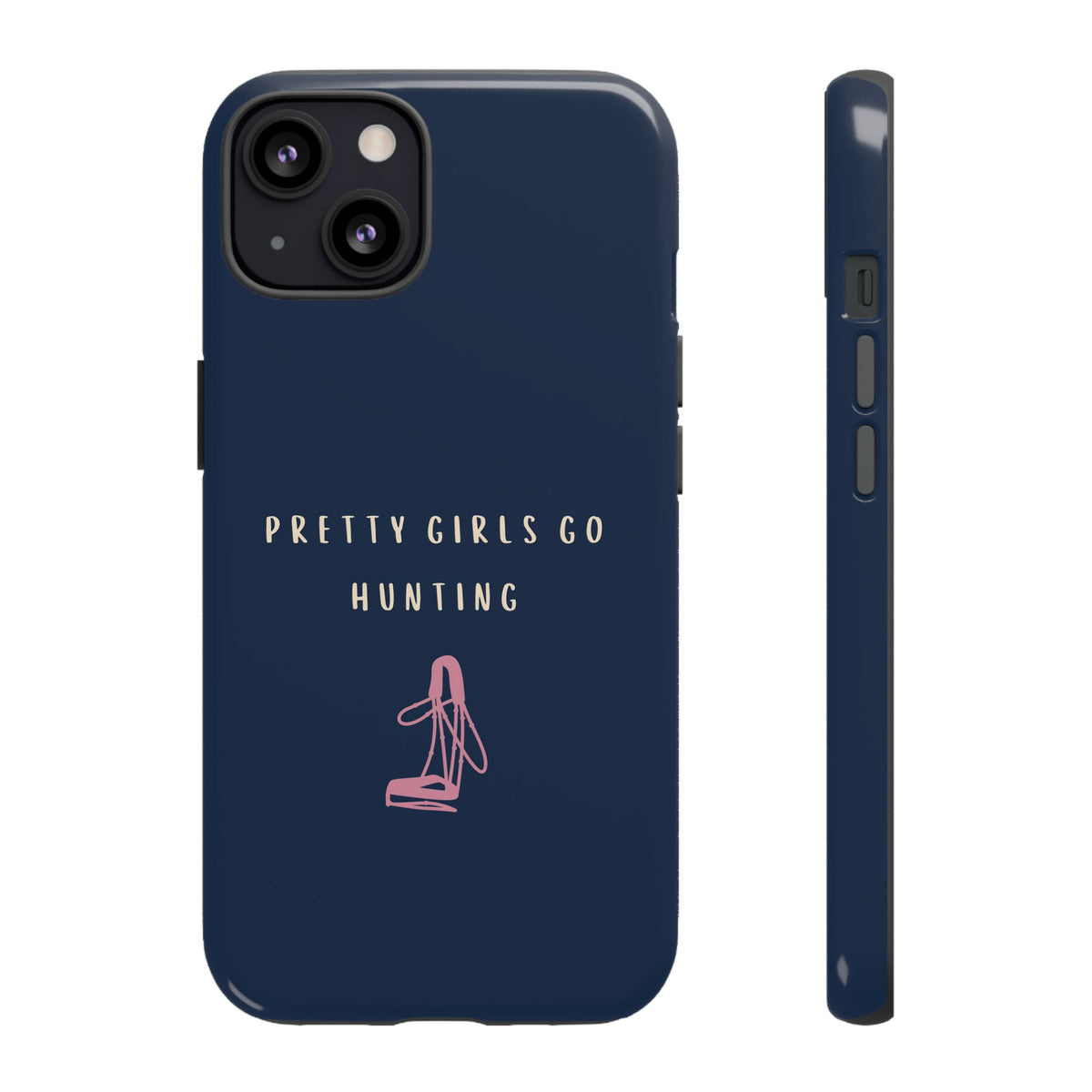 Navy & Pink 'Pretty Girls Go Hunting' (Bridle)