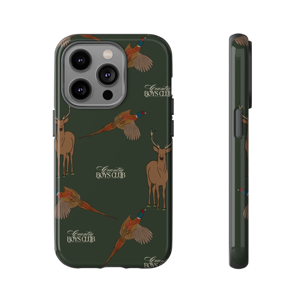 Field Green 'Boys Stags & Pheasants' Case  | CBC x Country Cases