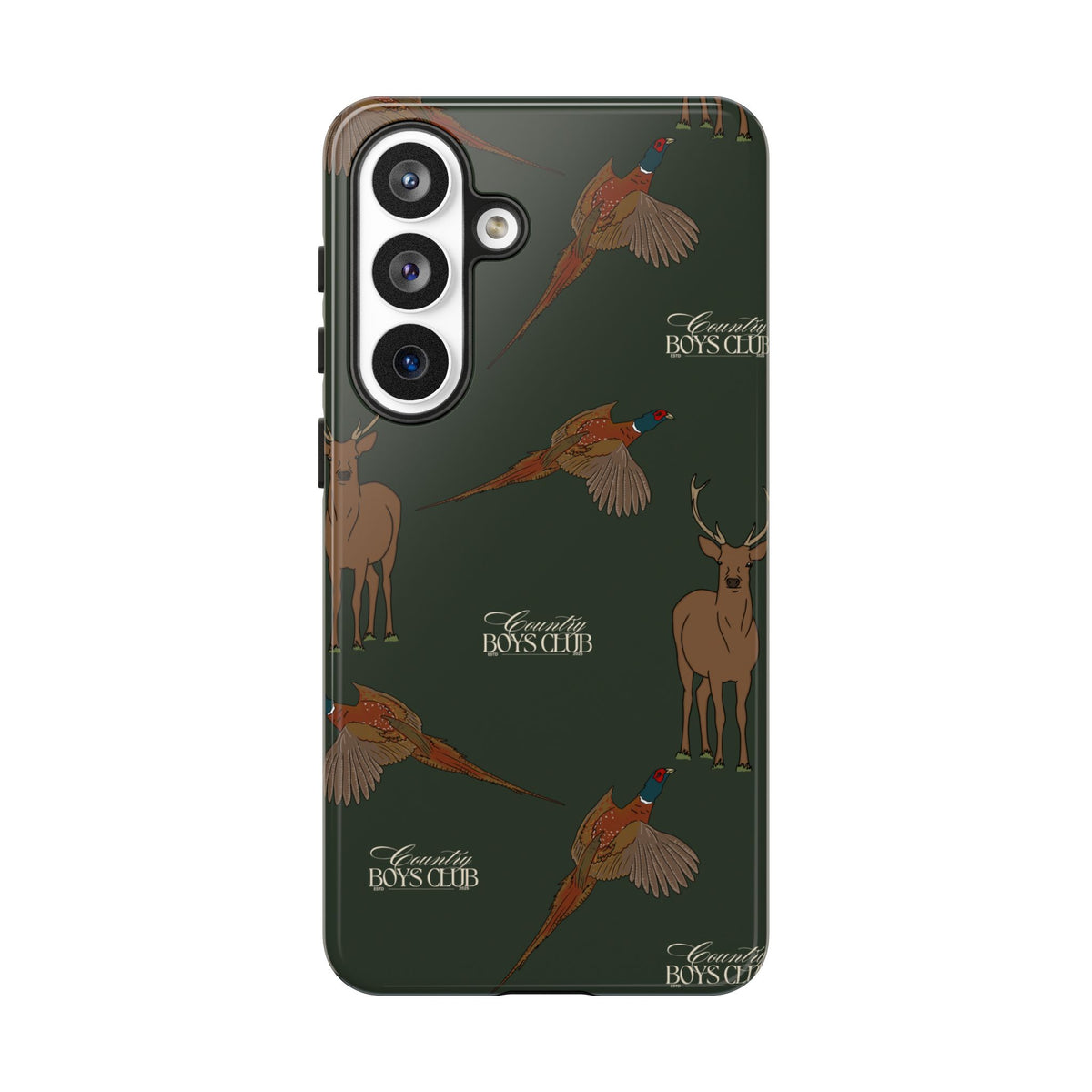 Field Green 'Boys Stags & Pheasants' Case  | CBC x Country Cases