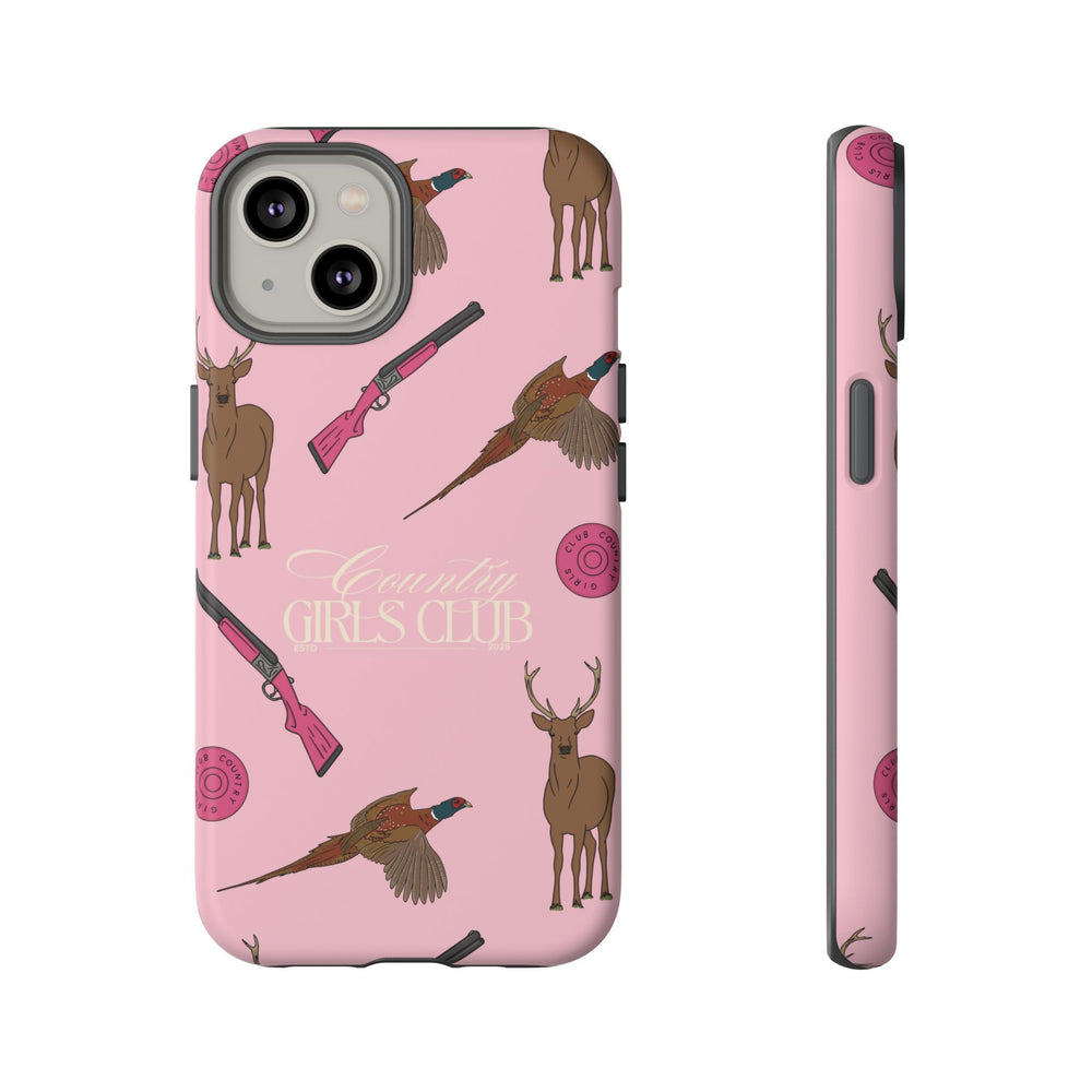 Pale Pink Girls Love Guns Case  | CGC x Country Cases