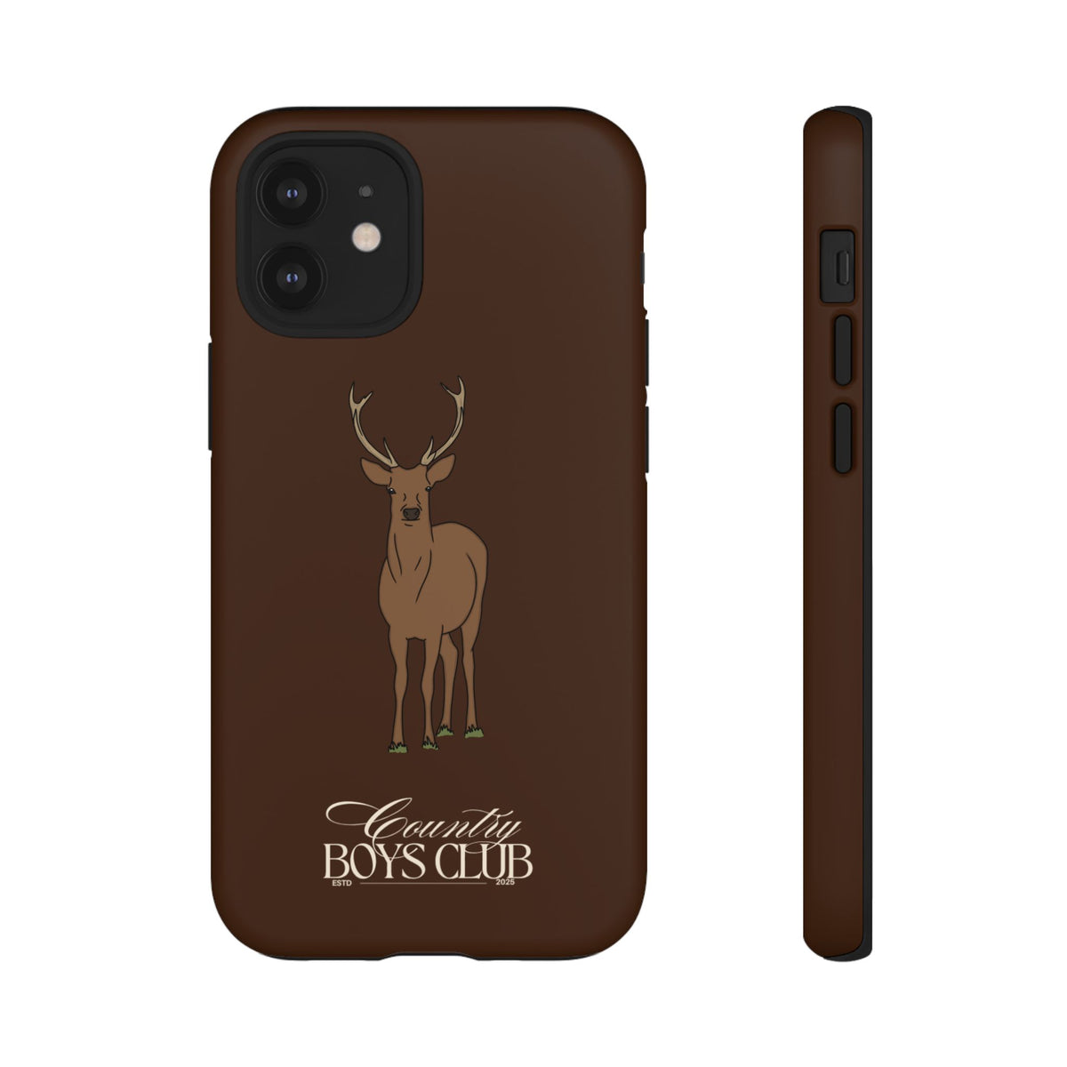 Chestnut Brown 'Country Boys Club Deer' Case  | CBC x Country Cases