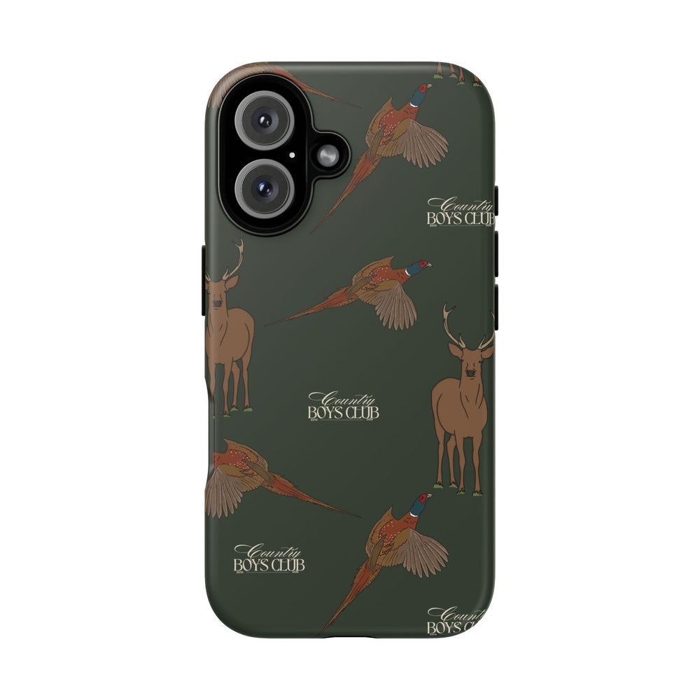 Field Green 'Boys Stags & Pheasants' Case  | CBC x Country Cases
