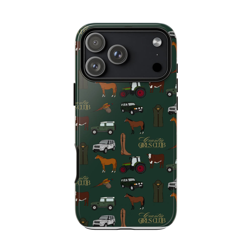 Green Country Girls Club x Country Cases iPhone Case