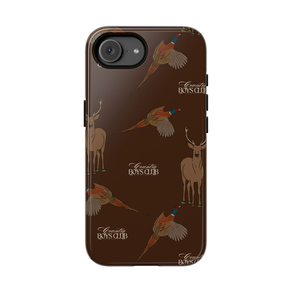 Chestnut Brown 'Boys Stags & Pheasants' Case  | CBC x Country Cases