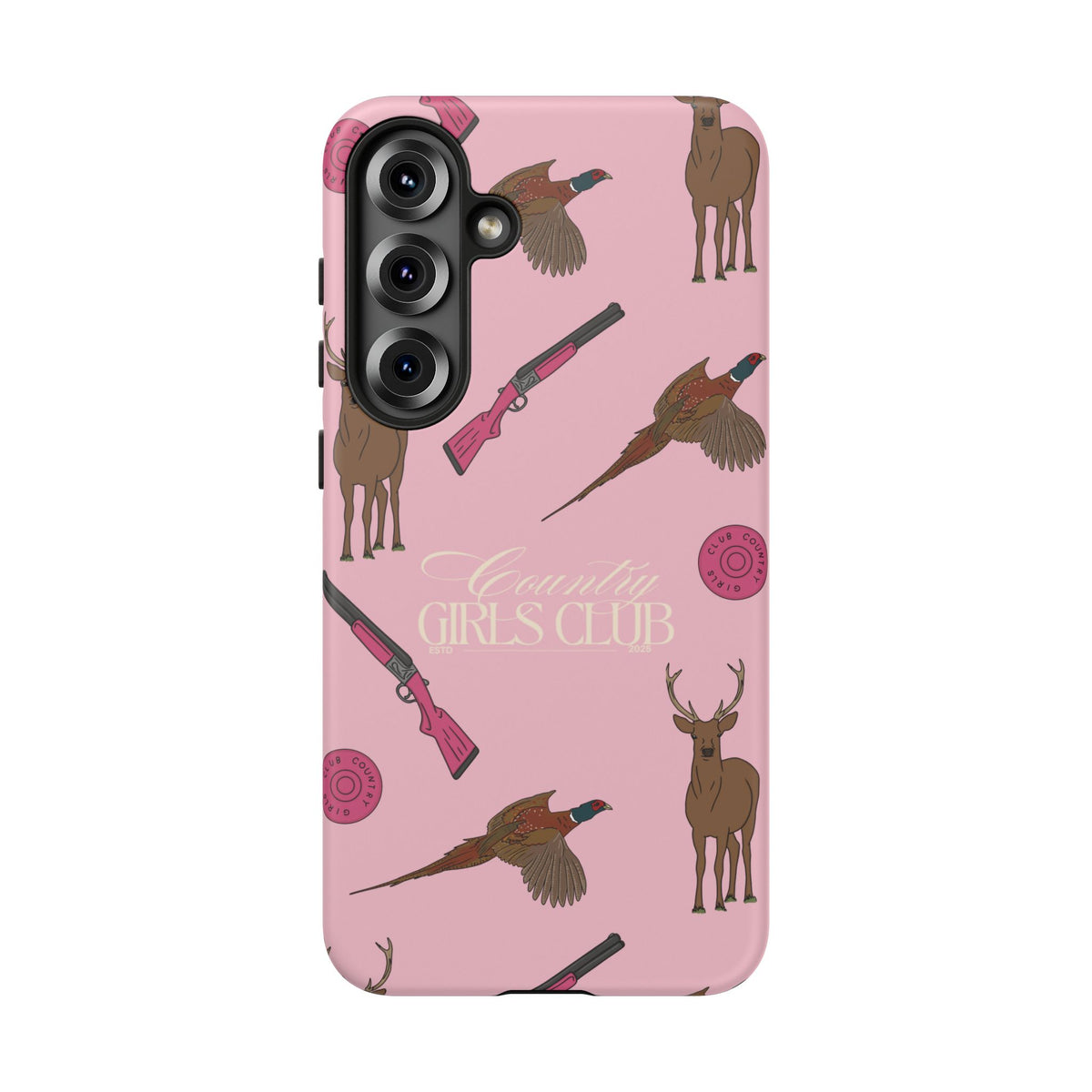 Pale Pink Girls Love Guns Case  | CGC x Country Cases