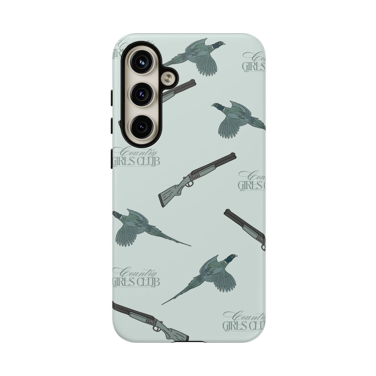 Blue 'Girls Pheasants & Shotguns' Case  | CGC x Country Cases