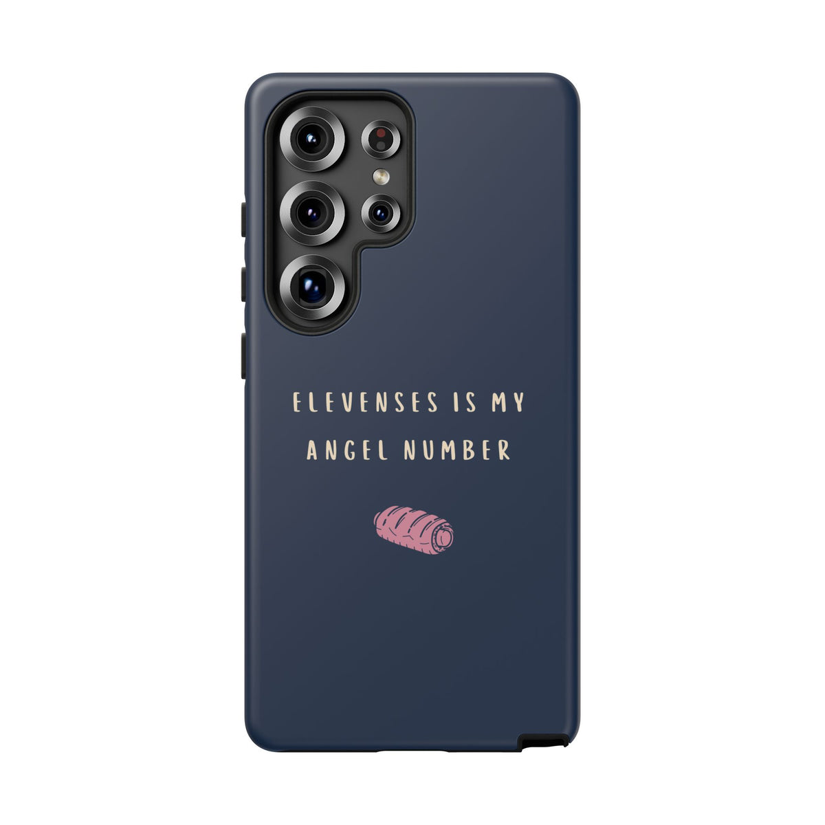 Navy & Pink 'Elevenses Is My Angel Number' Case