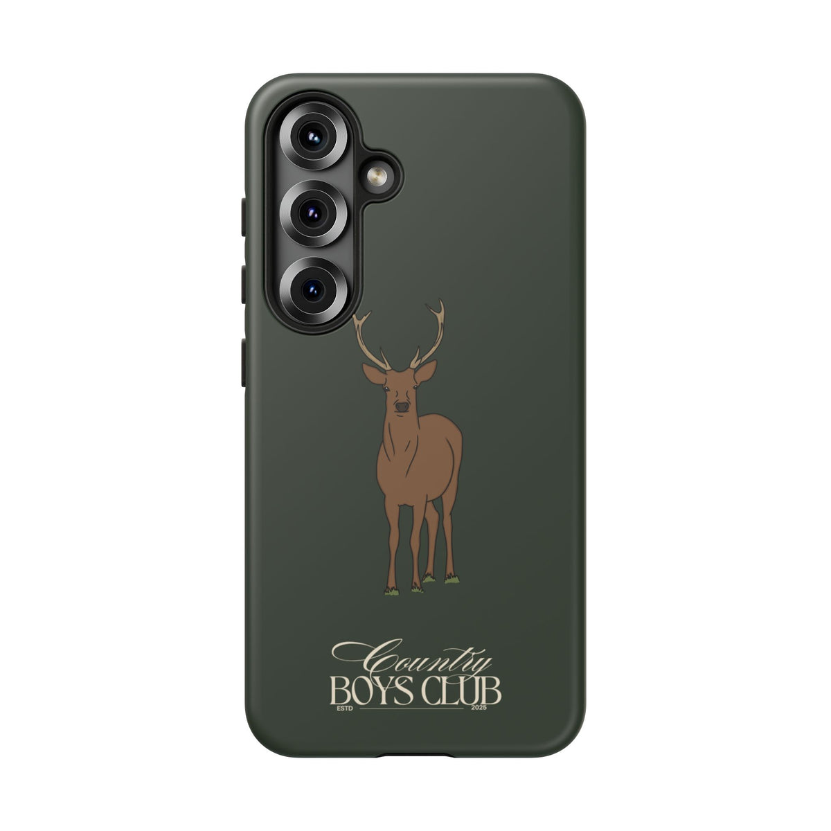Field Green 'Country Boys Club Stag' Case  | CGC x Country Cases