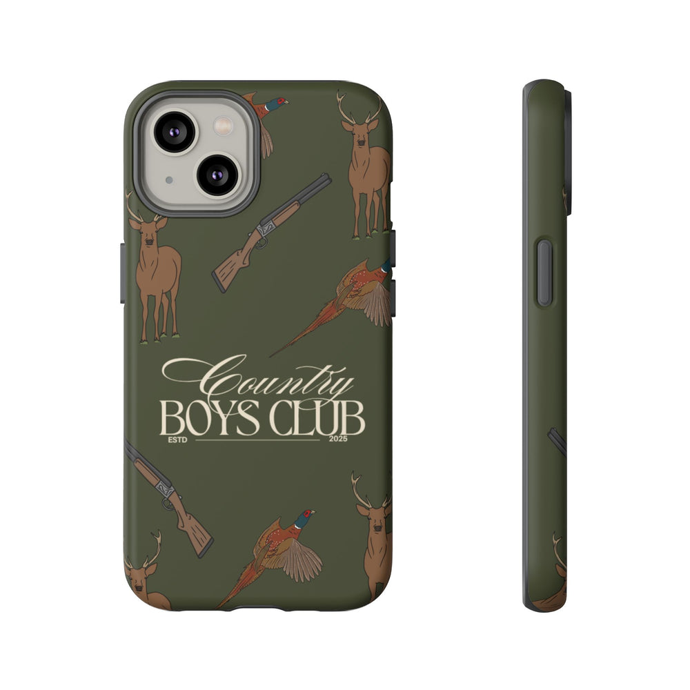 Forest Green Boys Love Guns Case  | CGC x Country Cases