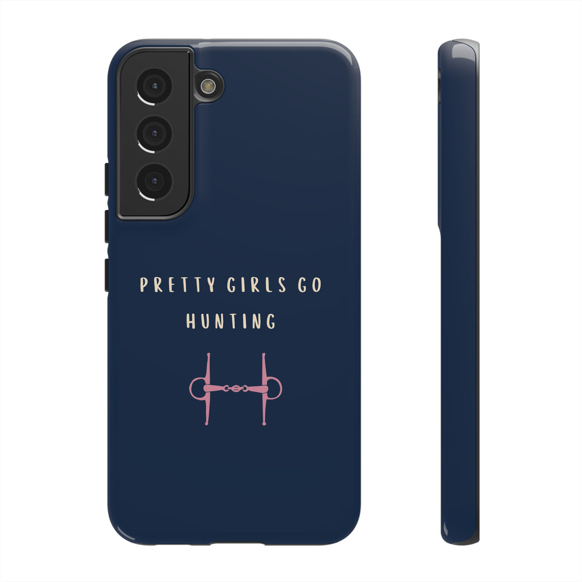 Navy & Pink 'Pretty Girls Go Hunting' (Snaffle)