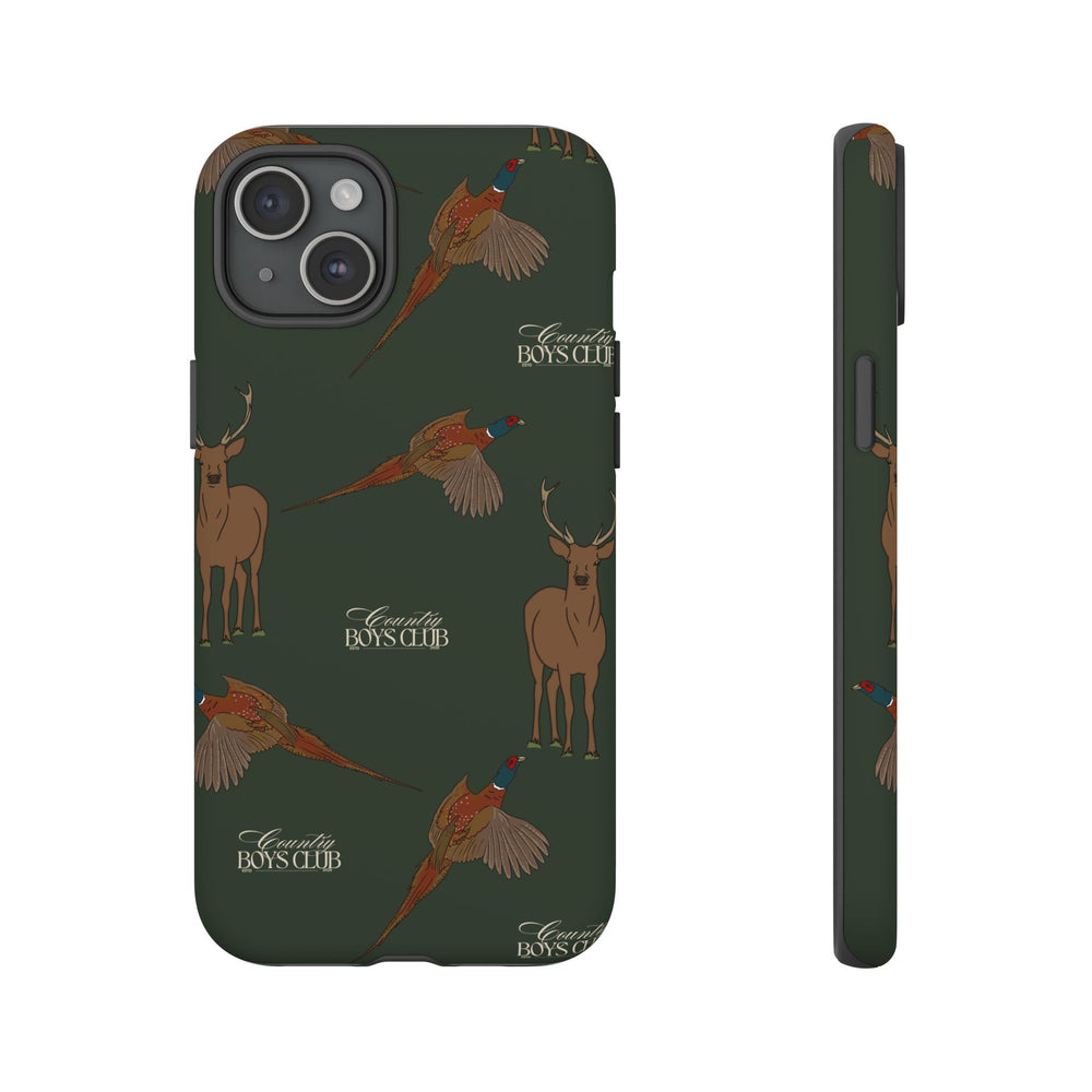 Field Green 'Boys Stags & Pheasants' Case  | CBC x Country Cases