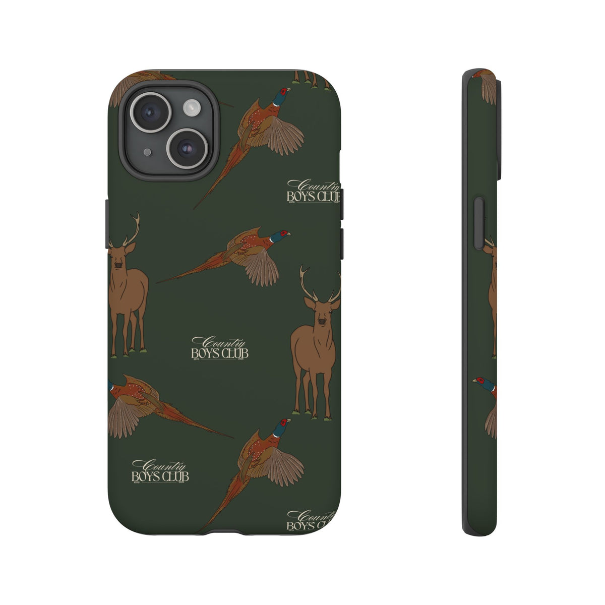 Field Green 'Boys Stags & Pheasants' Case  | CBC x Country Cases