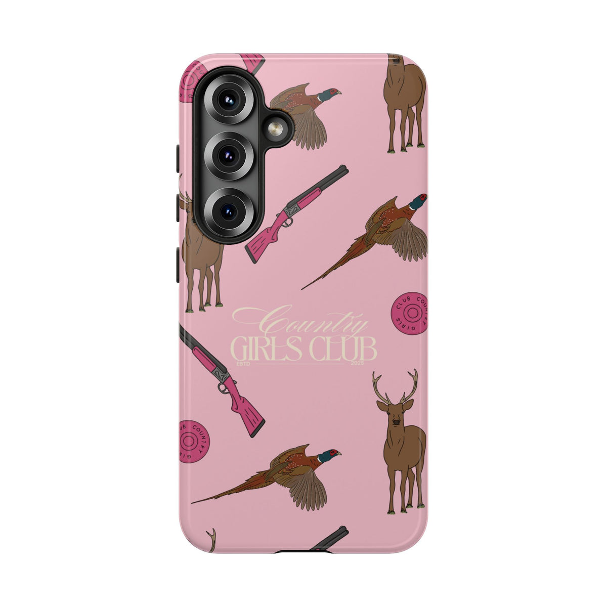 Pale Pink Girls Love Guns Case  | CGC x Country Cases