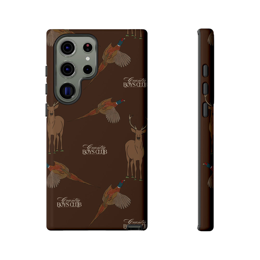 Chestnut Brown 'Boys Stags & Pheasants' Case  | CBC x Country Cases