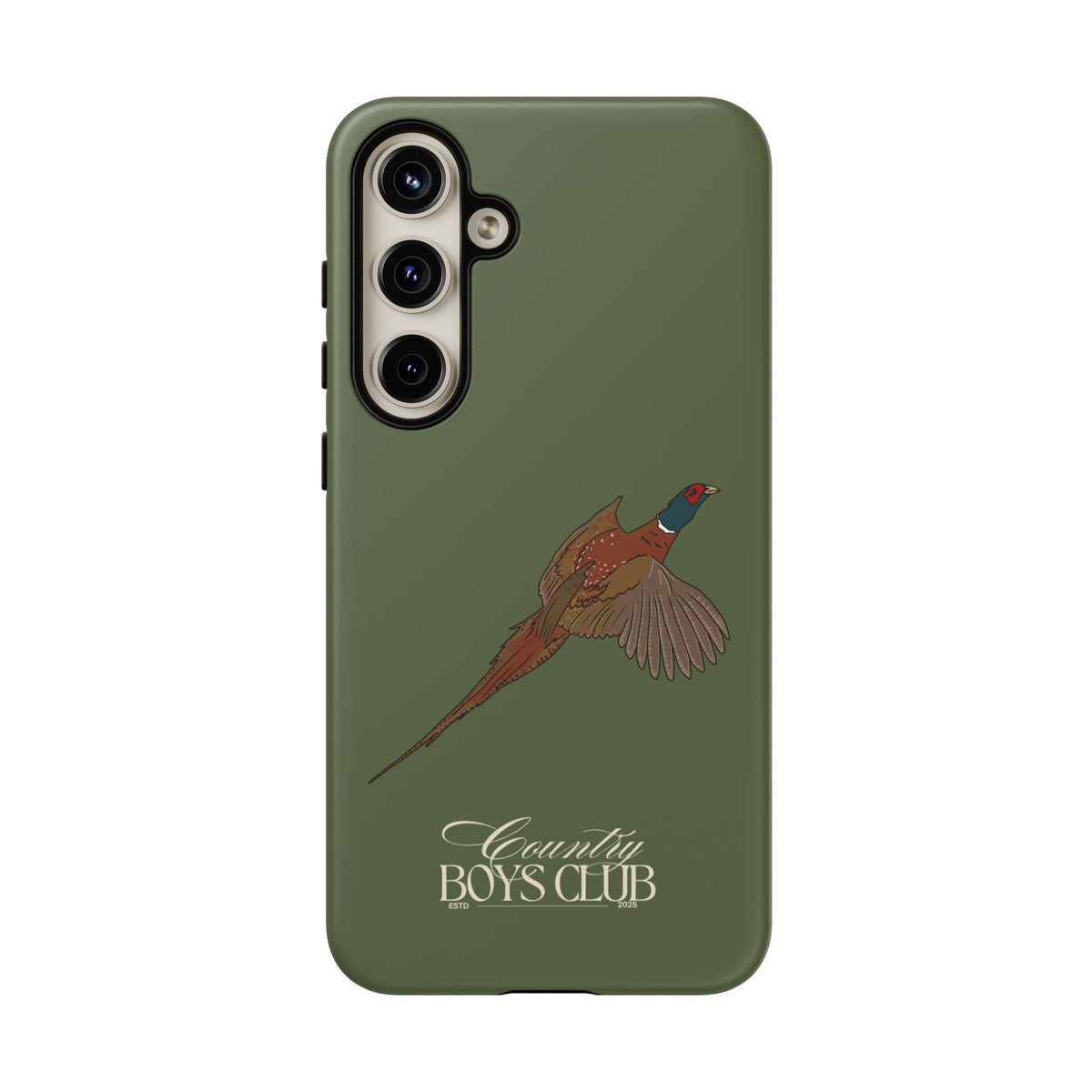 Green Country Boys Club Pheasant Case  | CGC x Country Cases