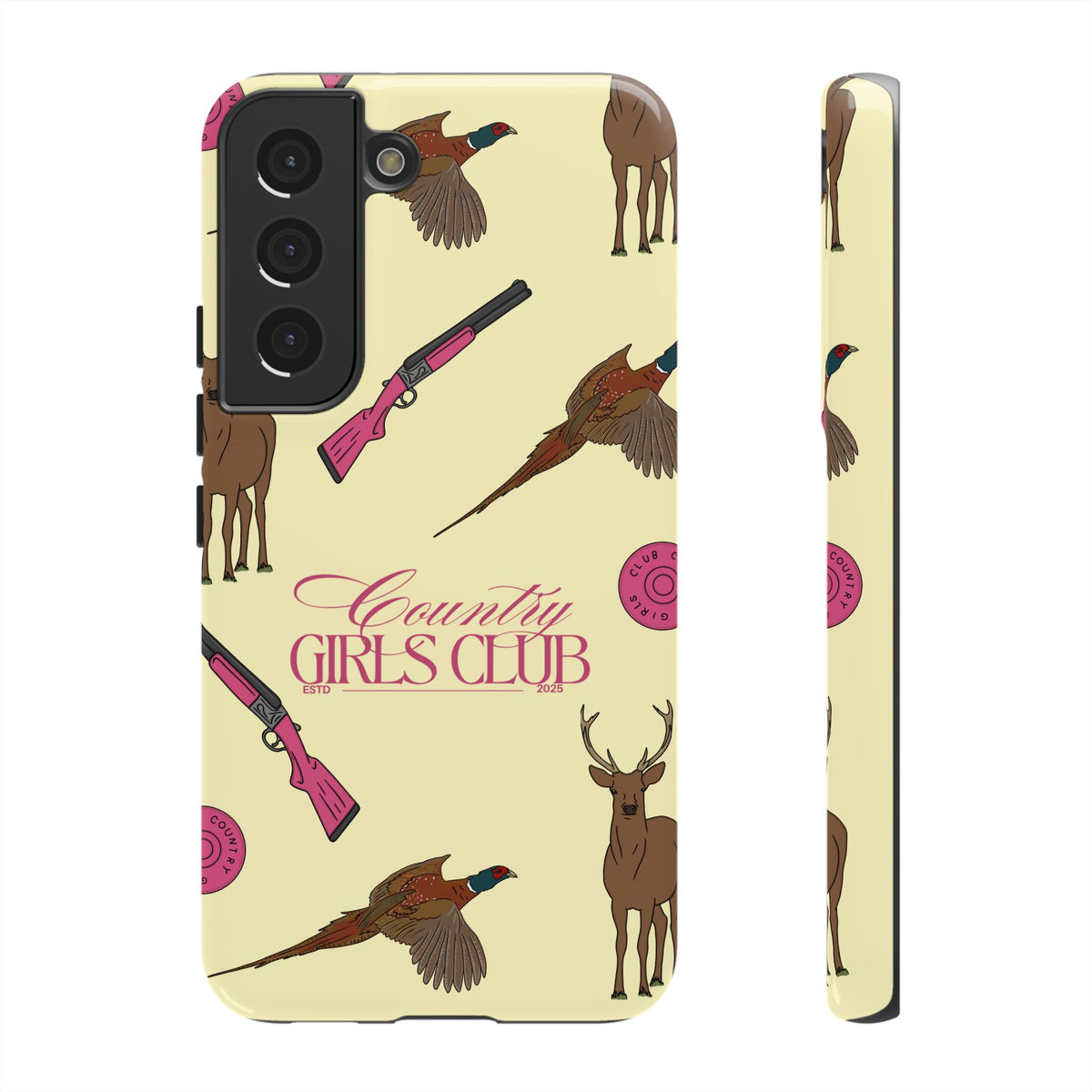 Butter Yellow 'Girls Love Guns' Case  | CGC x Country Cases