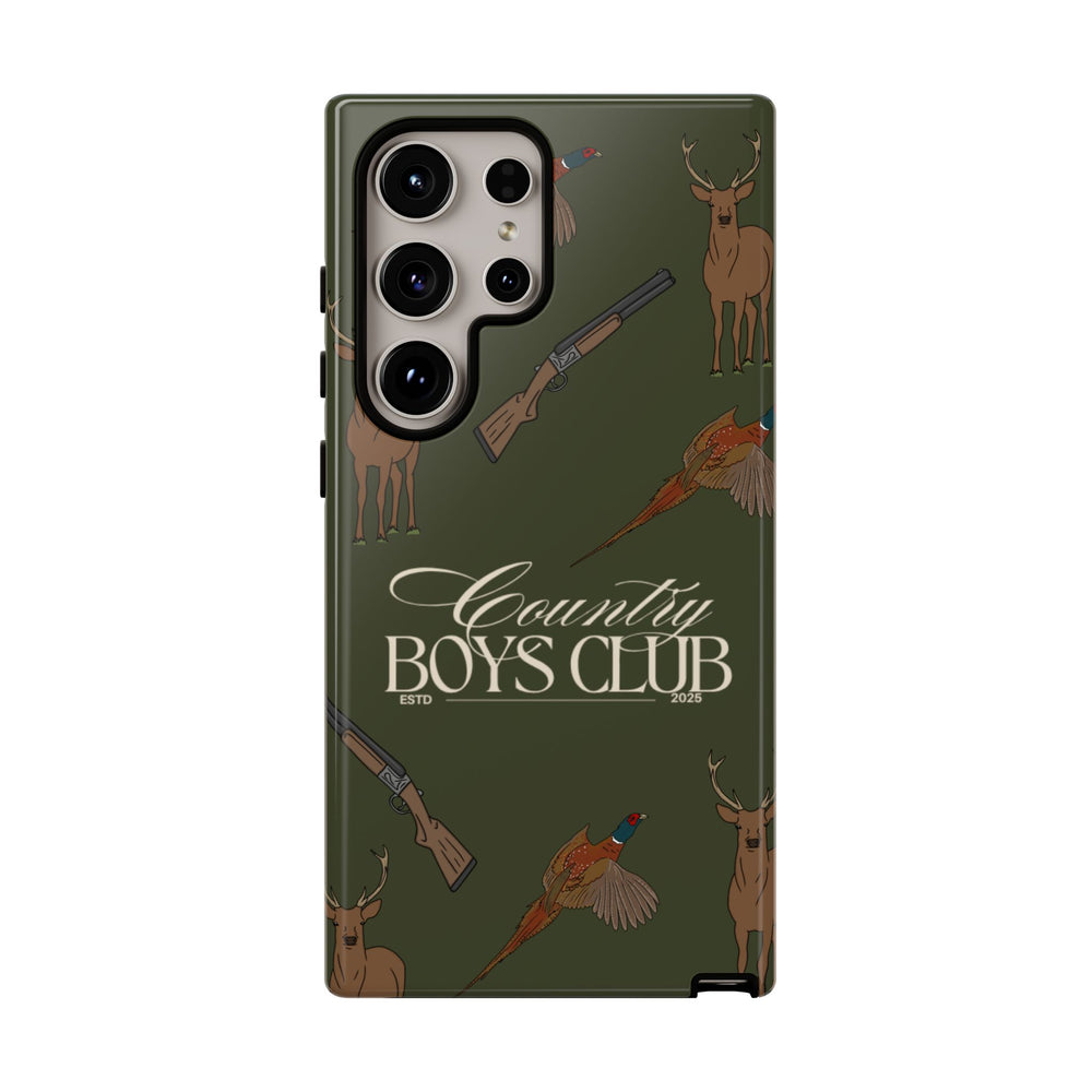 Forest Green Boys Love Guns Case  | CGC x Country Cases