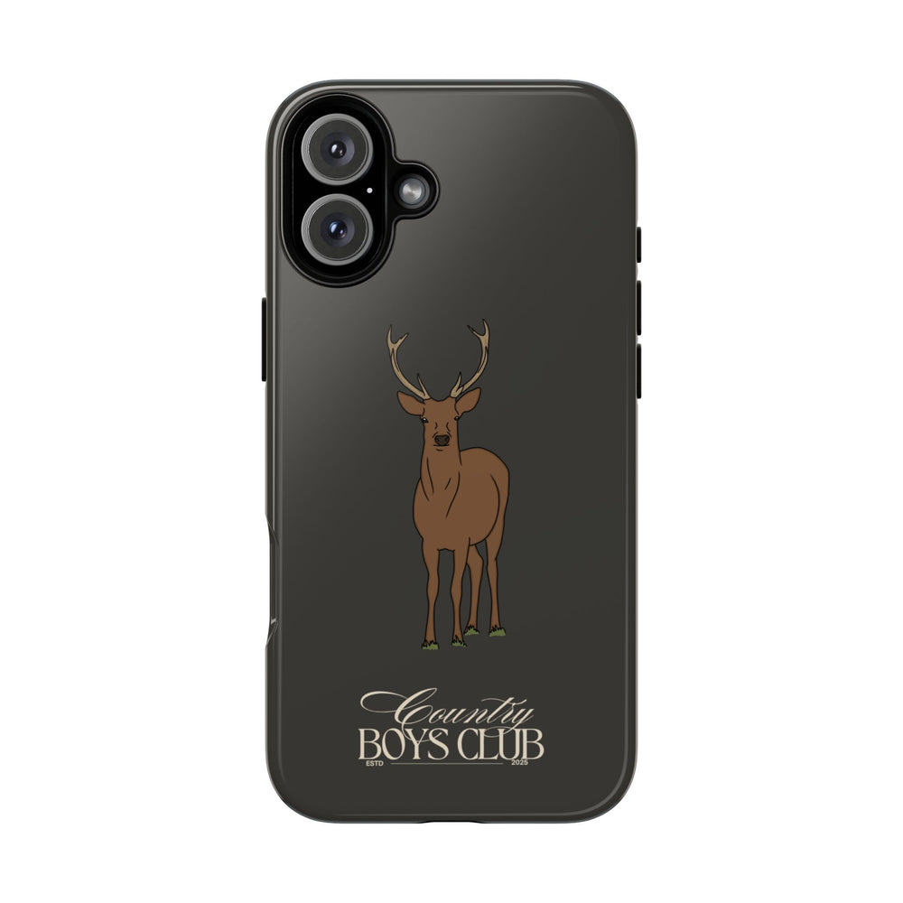 Charcoal 'Country Boys Club Stag' Case  | CGC x Country Cases