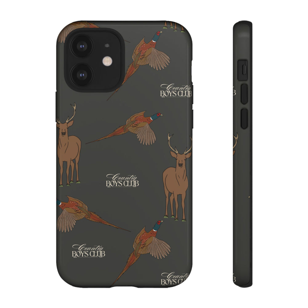 Charcoal 'Boys Stags & Pheasants' Case  | CBC x Country Cases