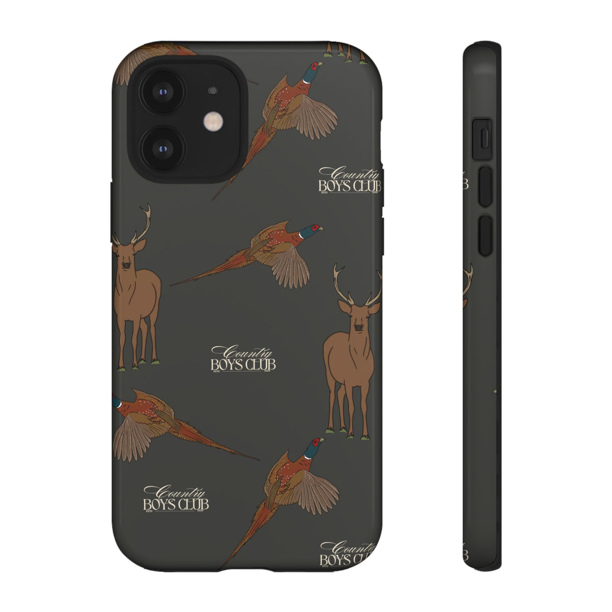 Charcoal 'Boys Stags & Pheasants' Case  | CBC x Country Cases