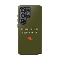 Green & Orange 'Elevenses Is My Angel Number' Case