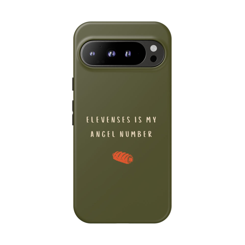 Green & Orange 'Elevenses Is My Angel Number' Case