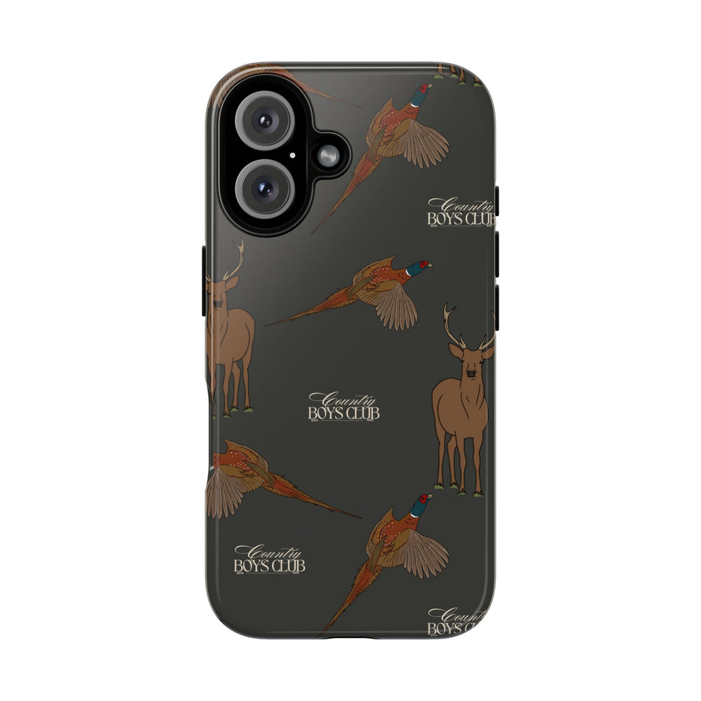 Charcoal 'Boys Stags & Pheasants' Case  | CBC x Country Cases