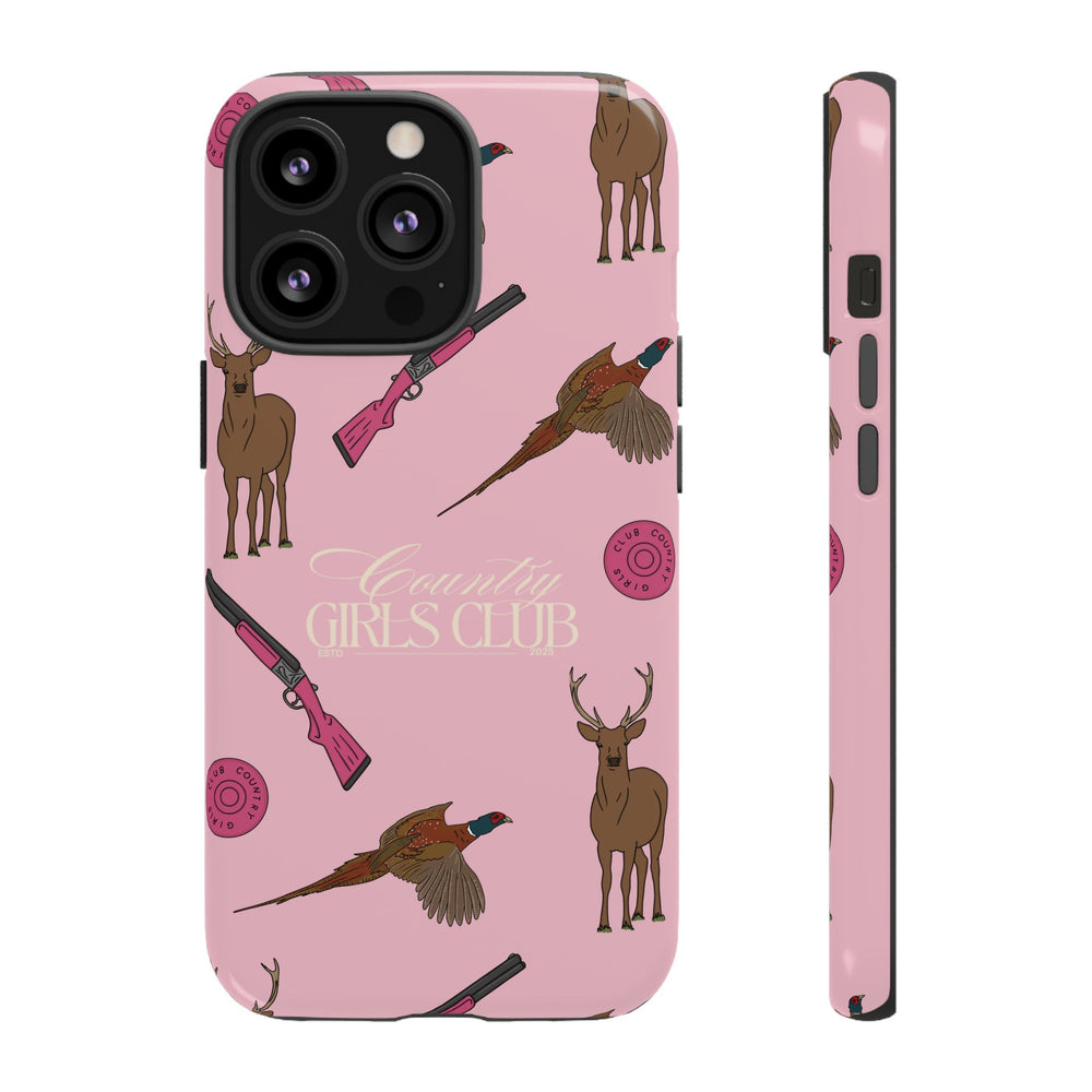 Pale Pink Girls Love Guns Case  | CGC x Country Cases