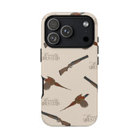 Beige 'Girls Pheasants & Shotguns' Case  | CGC x Country Cases
