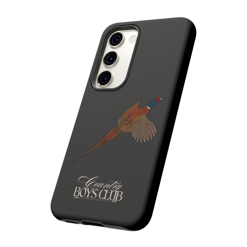 Charcoal 'Country Boys Club Pheasant' Case  | CGC x Country Cases