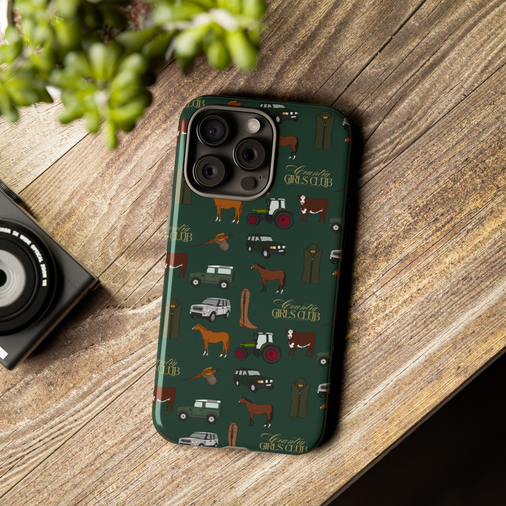 Green Country Girls Club x Country Cases iPhone Case