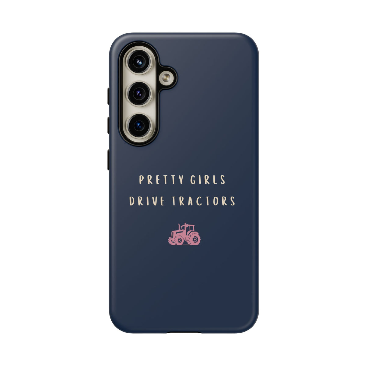 Navy & Pink 'Pretty Girls Drive Tractors' Case