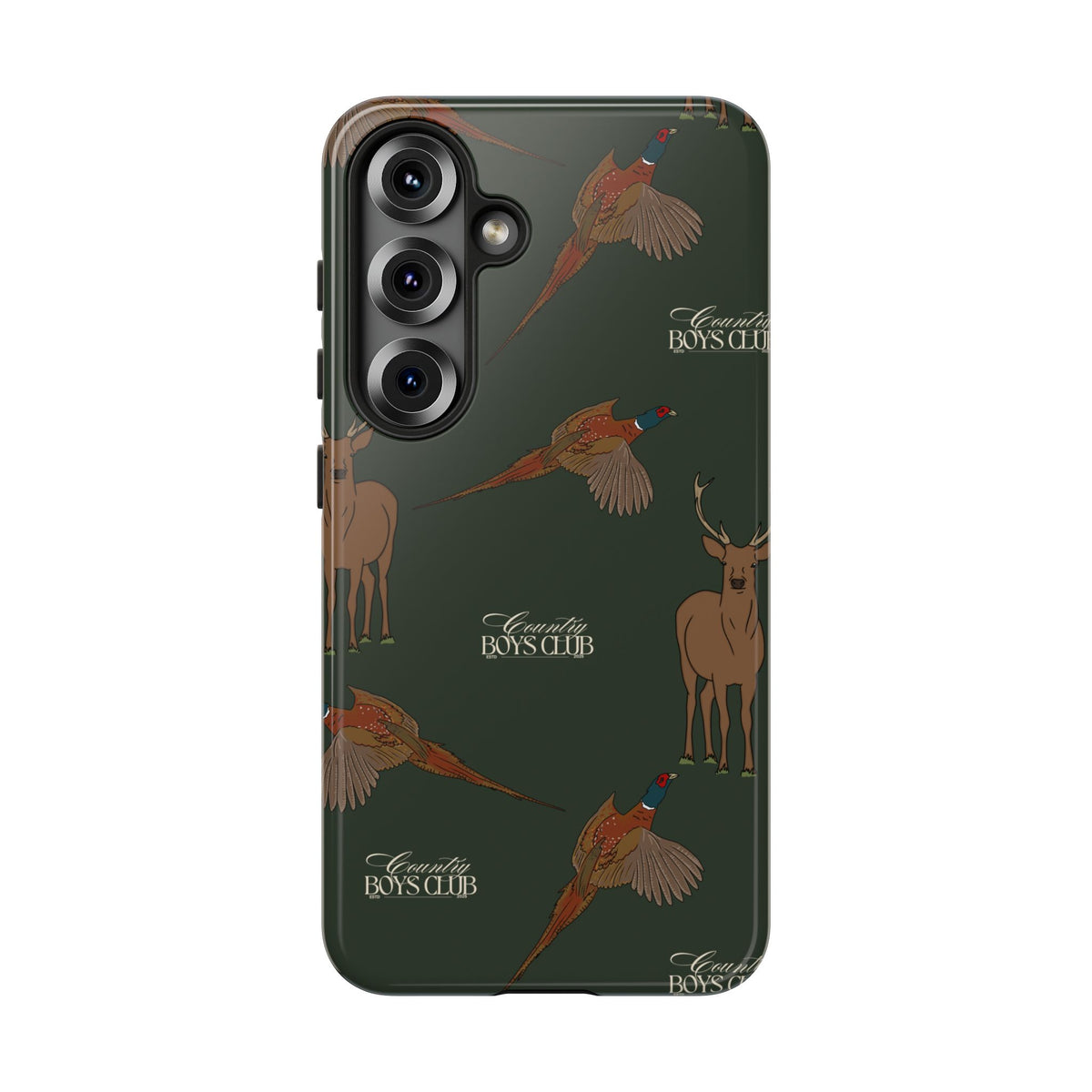 Field Green 'Boys Stags & Pheasants' Case  | CBC x Country Cases