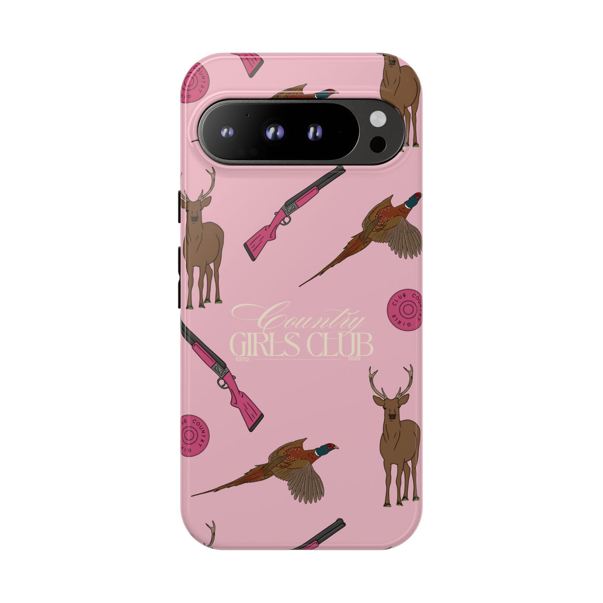 Pale Pink Girls Love Guns Case  | CGC x Country Cases