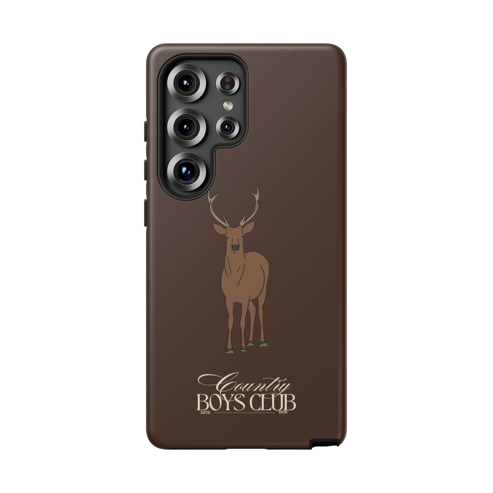 Chestnut Brown 'Country Boys Club Deer' Case  | CBC x Country Cases