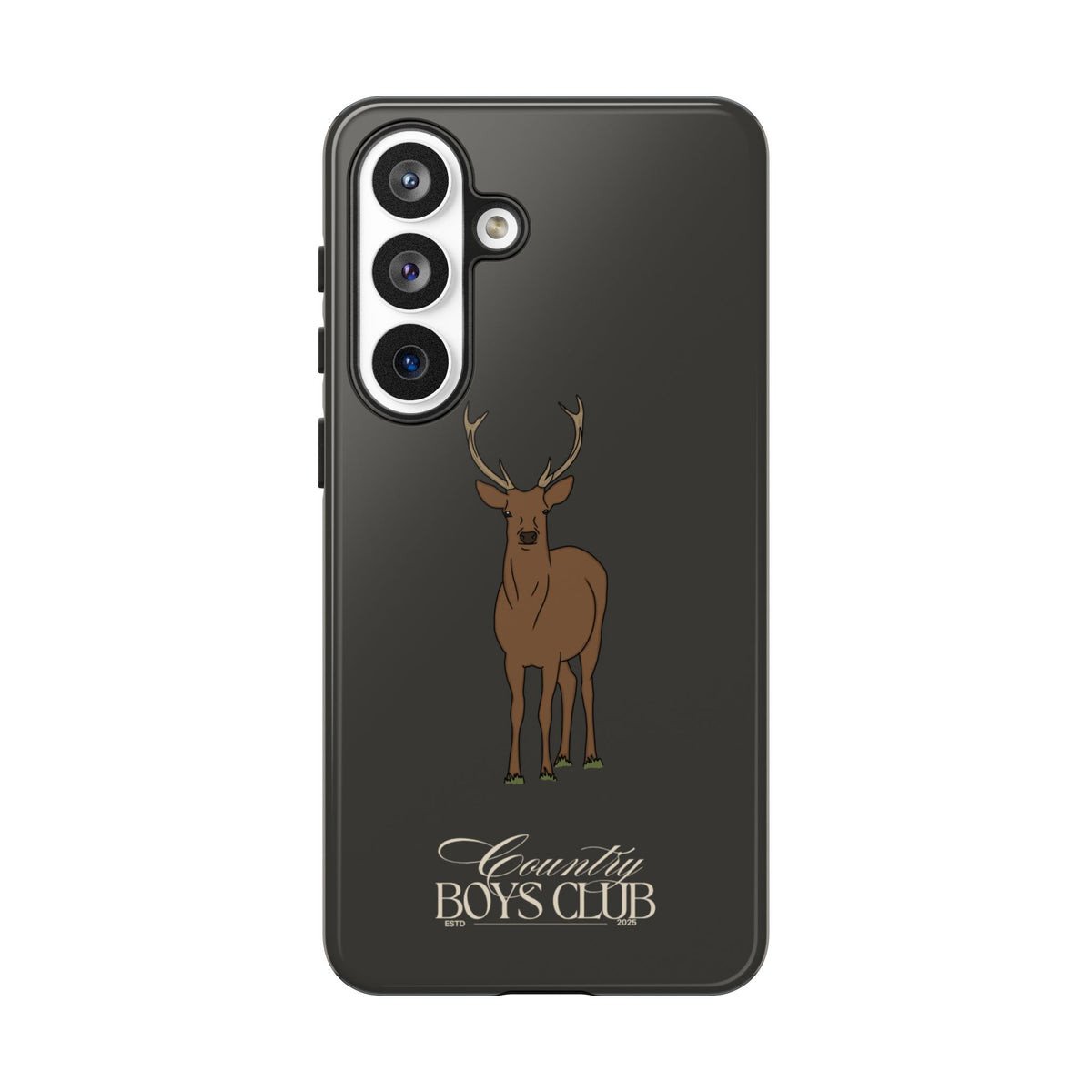 Charcoal 'Country Boys Club Stag' Case  | CGC x Country Cases