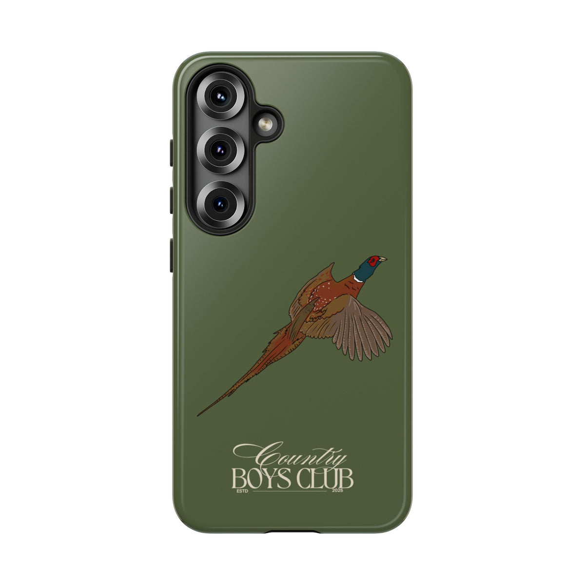 Green Country Boys Club Pheasant Case  | CGC x Country Cases