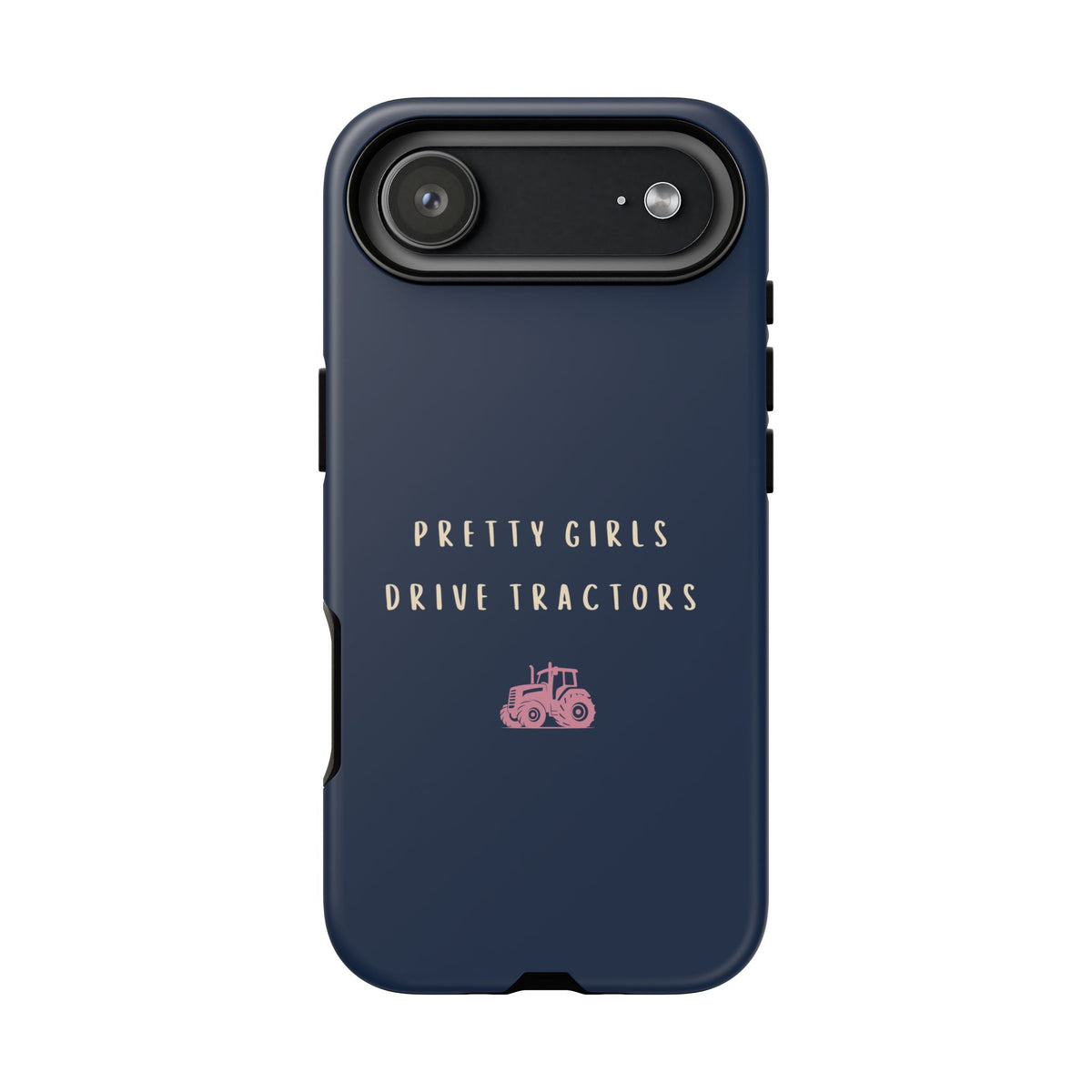 Navy & Pink 'Pretty Girls Drive Tractors' Case