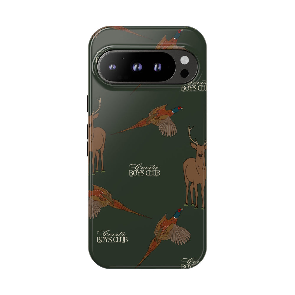 Field Green 'Boys Stags & Pheasants' Case  | CBC x Country Cases