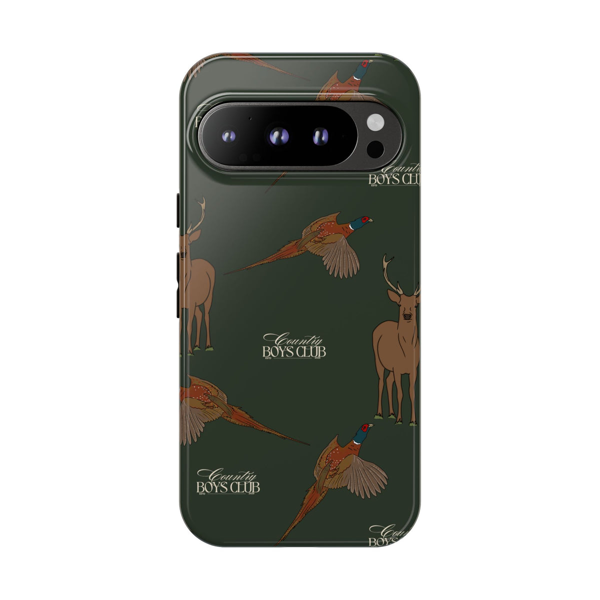 Field Green 'Boys Stags & Pheasants' Case  | CBC x Country Cases