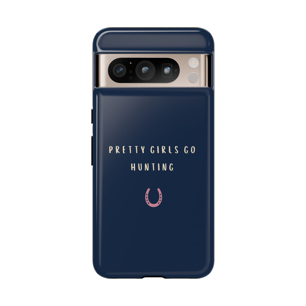 Copy of Navy & Pink 'Pretty Girls Go Hunting' (Horse Shoe)