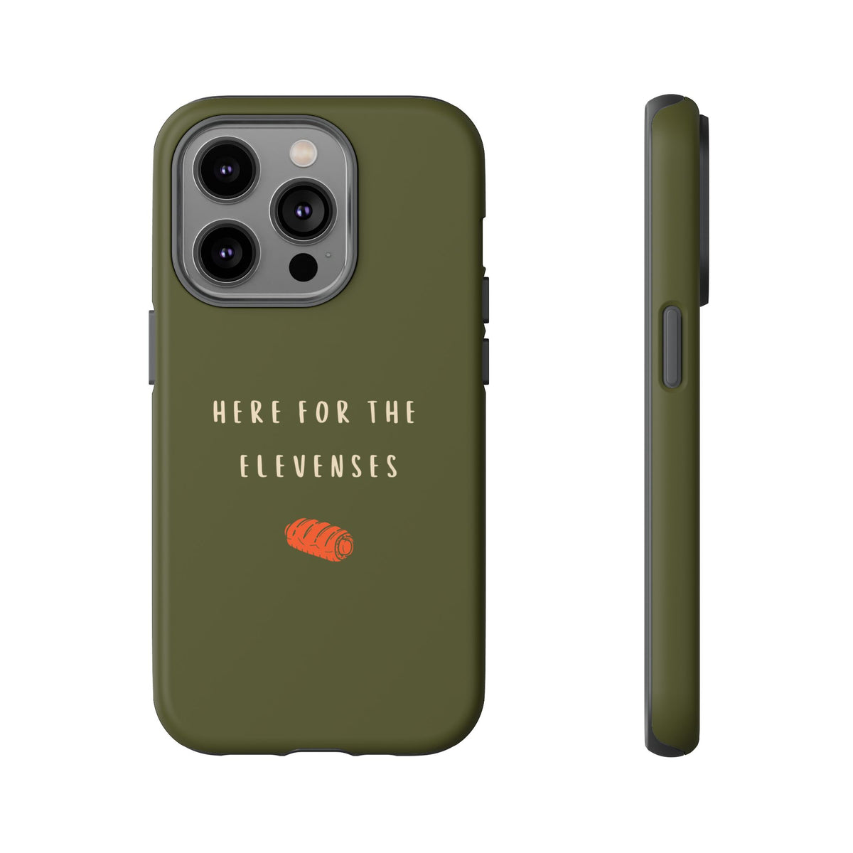 Green & Orange 'Here for the Elevenses' Case
