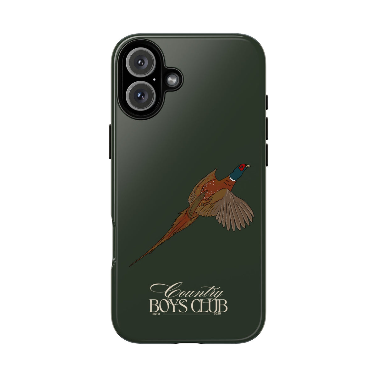 Field Green' Country Boys Club Pheasant' Case  | CGC x Country Cases