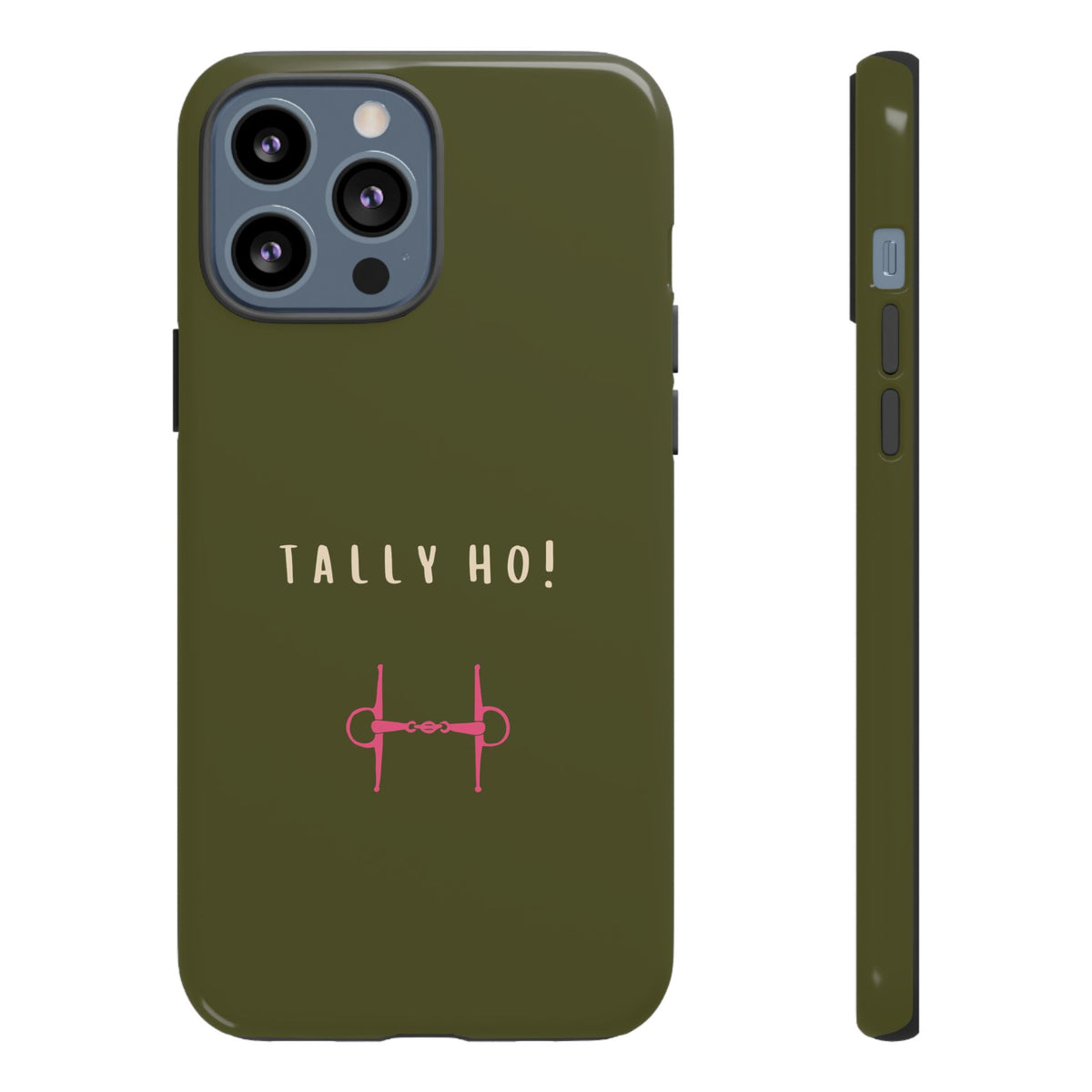 Green & Pink 'Tally Ho!' (Snaffle)