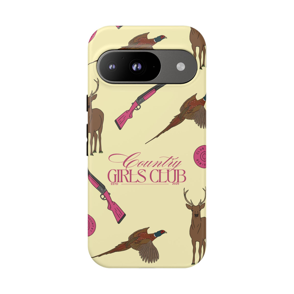 Butter Yellow 'Girls Love Guns' Case  | CGC x Country Cases