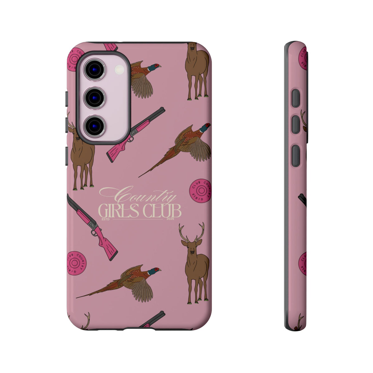 Dusty Pink Girls Love Guns Case  | CGC x Country Cases
